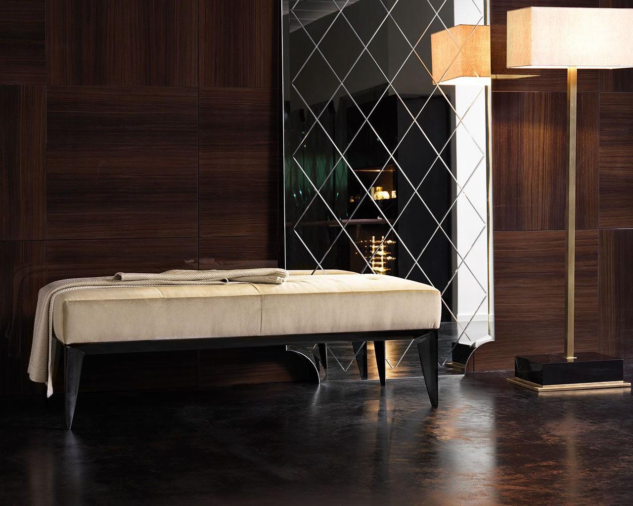 Rectangular nabuk pouf | Dante by Daytona