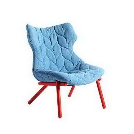 Velvet armchair | Foliage by Kartell