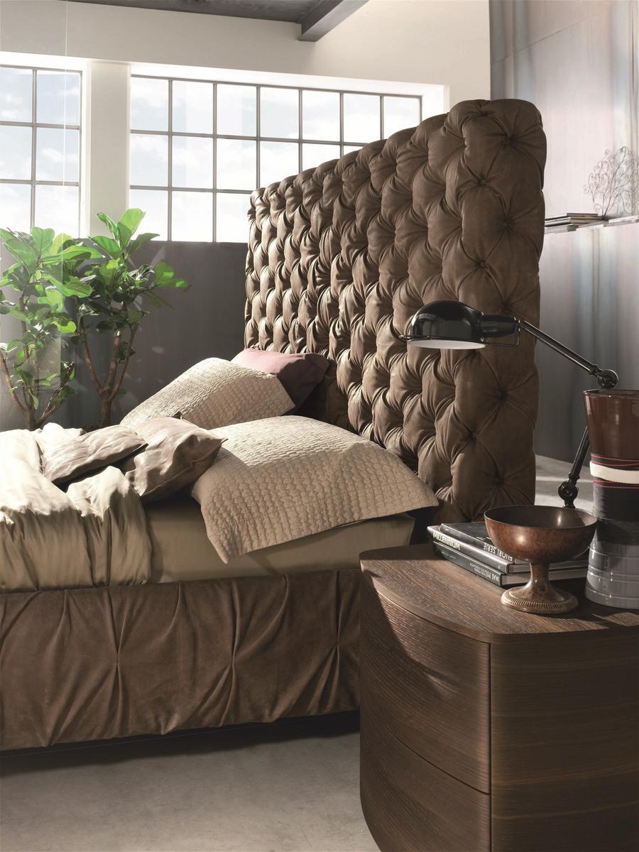 Wooden bedside table with drawers | Bogart by Tomasella