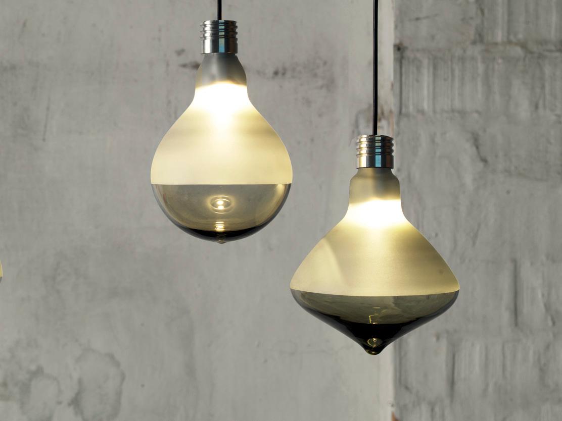 Direct light satin glass pendant lamp | Makeup by Karman