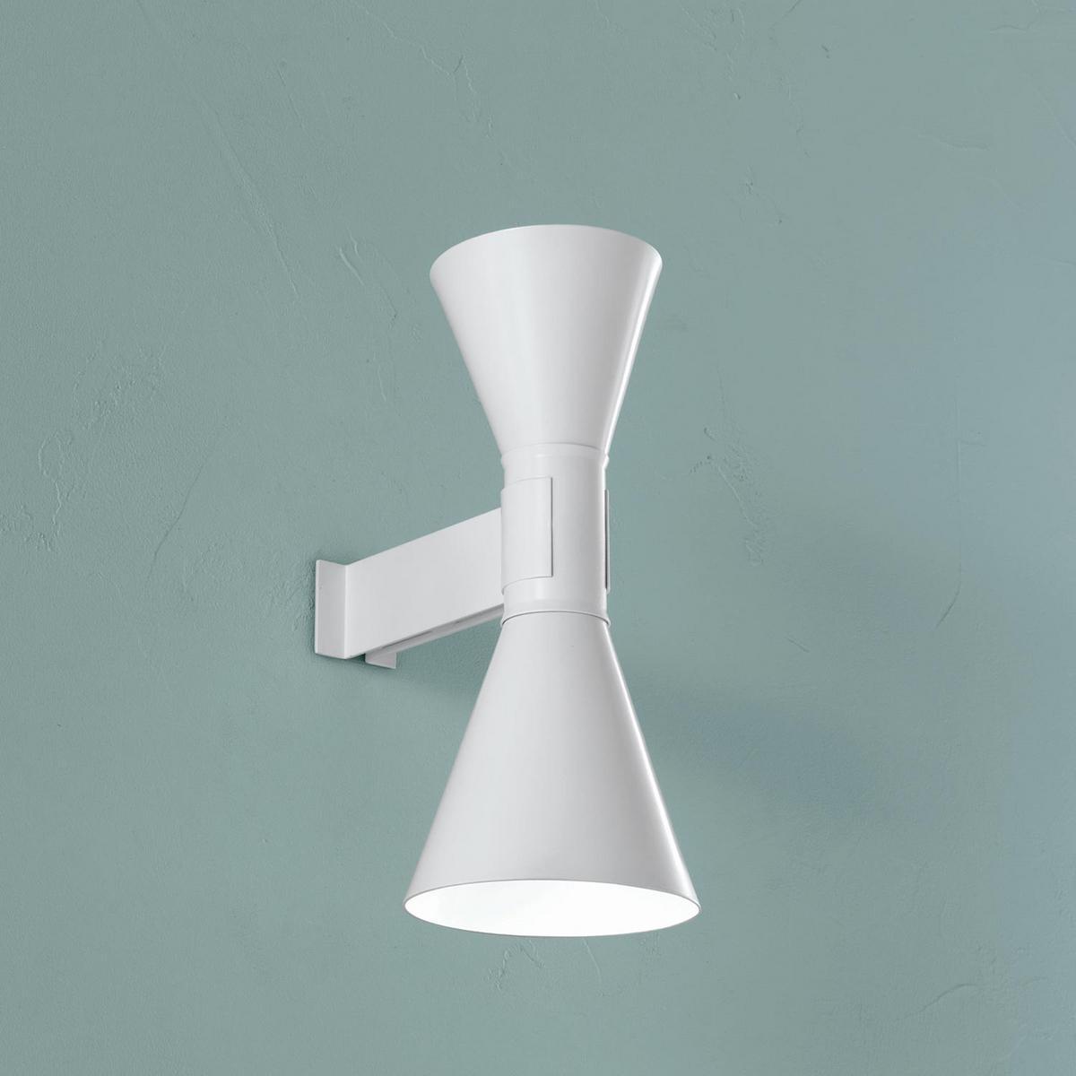 Direct-indirect light aluminium wall light | Applique De Marseille by Nemo