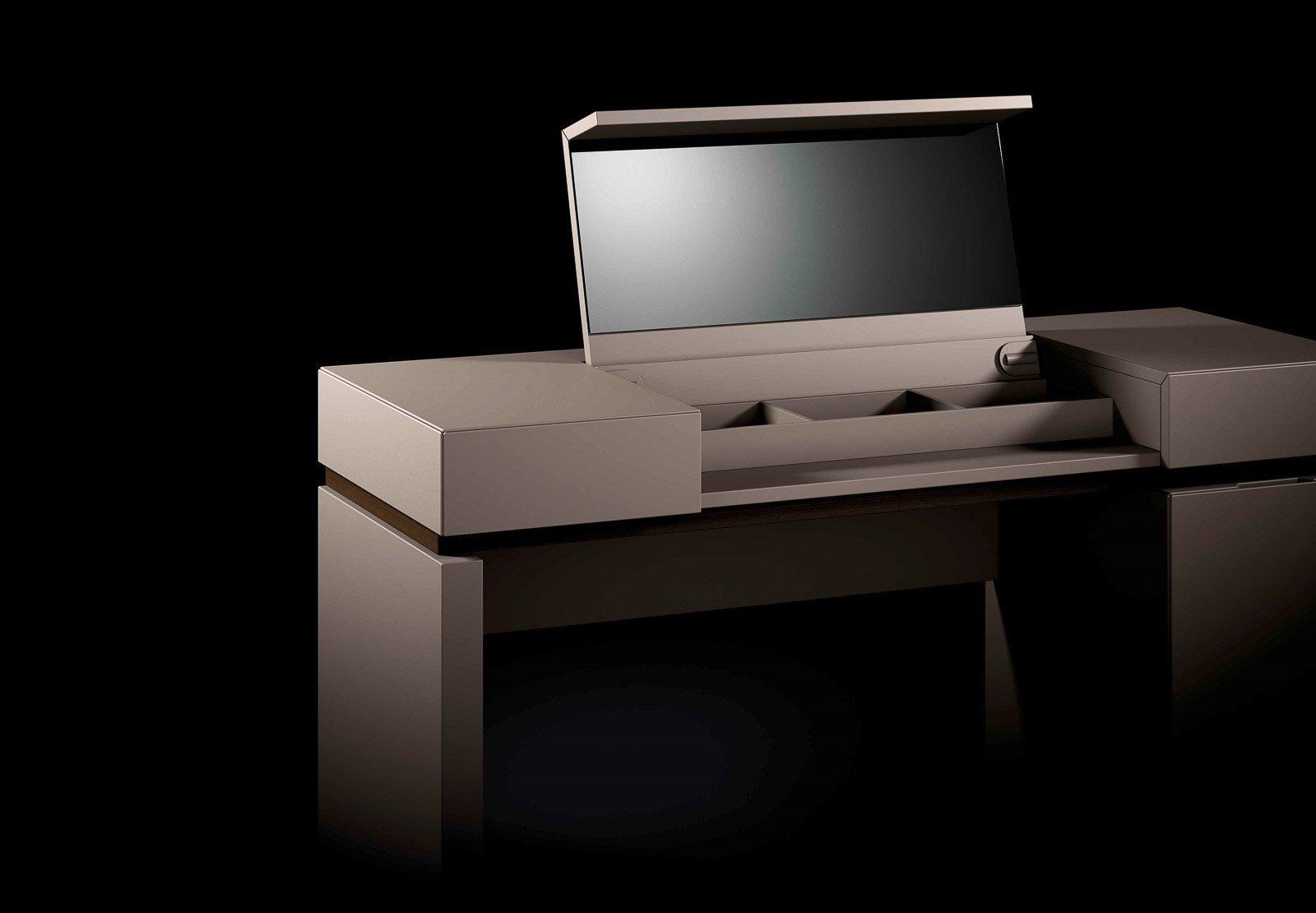 Wooden dressing table | Vanity by Olivieri