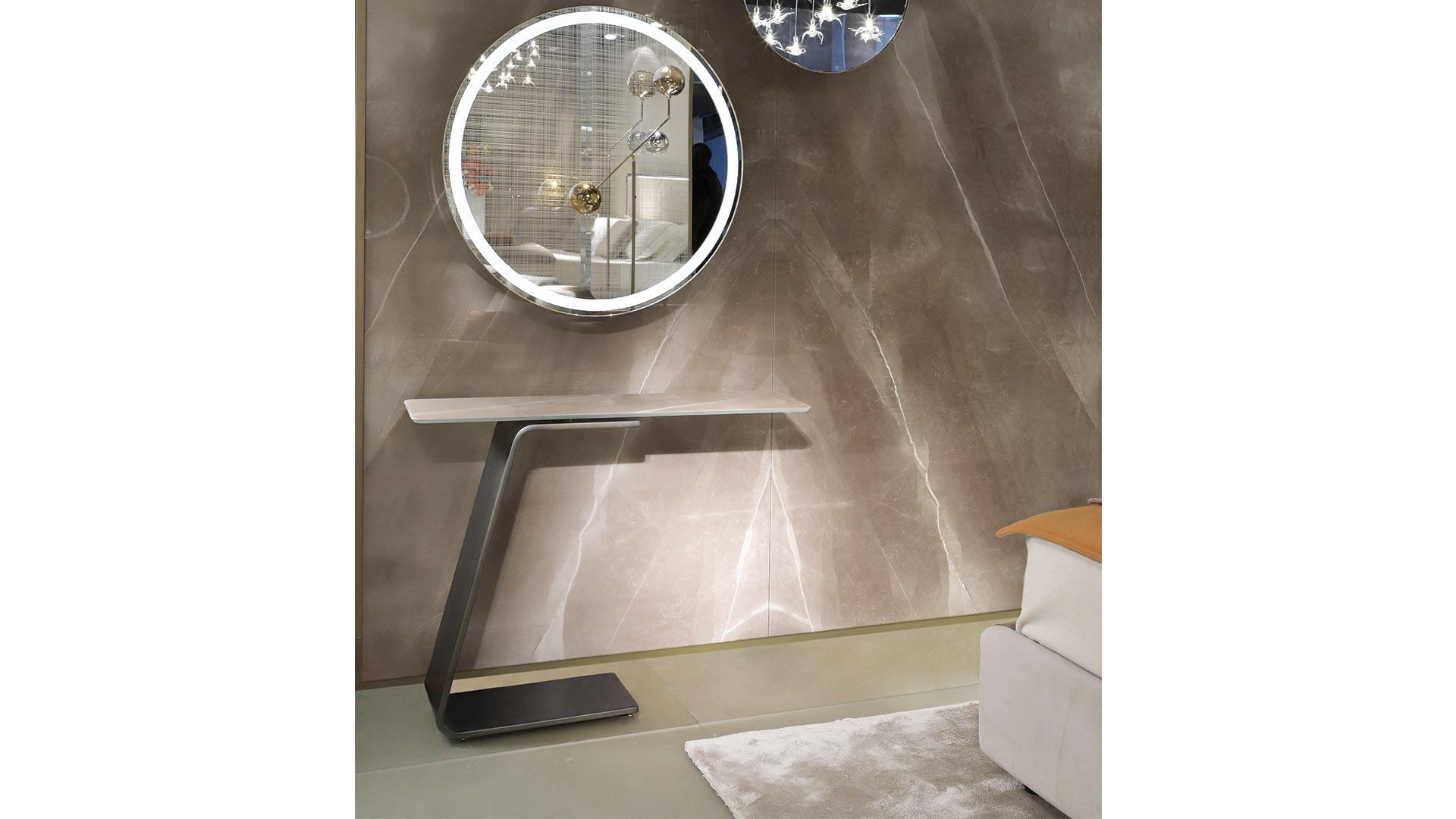 Rectangular glass console table | Oh by Reflex