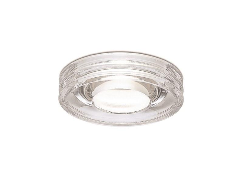 LED recessed glass spotlight for false ceiling | Disk I by Leucos