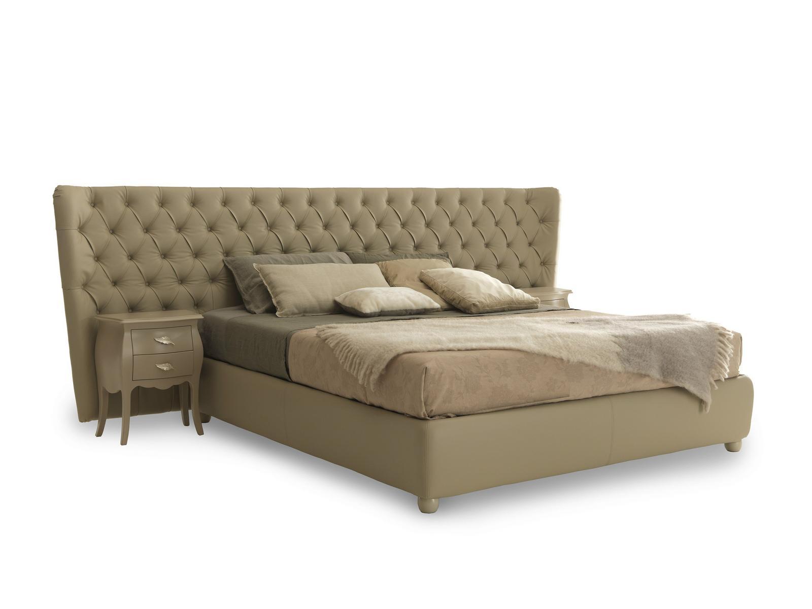 Double bed with tufted headboard | Selene Extra Large by Bolzan letti