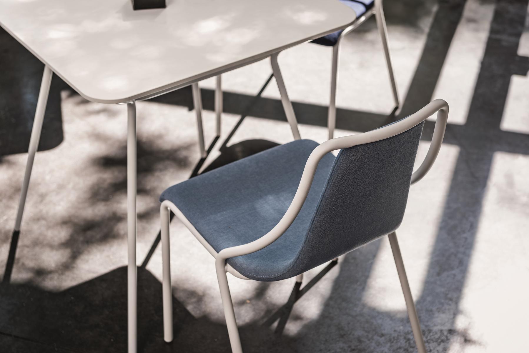 Stackable fabric chair | Ola S Ts by Midj