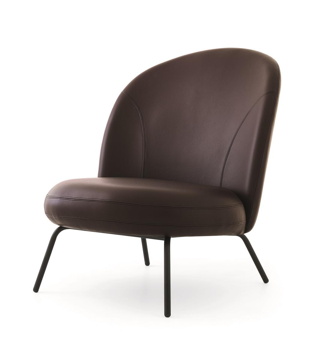 Upholstered fabric easy chair | Puffy by Calligaris
