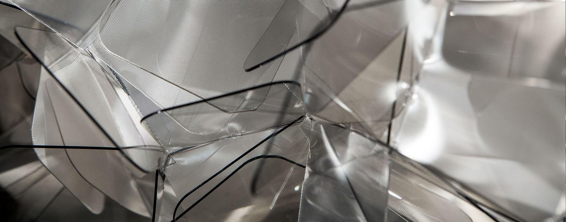 Lentiflex® and Cristalflex Fumé® LED floor lamp | Clizia Fumé by Slamp