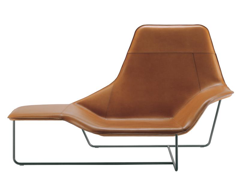 Upholstered Chaise longue | Lama 921 by Zanotta