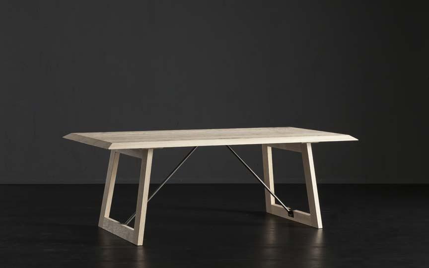 Rectangular wooden dining table | Rio + Flat/ Tiranti by Altacorte