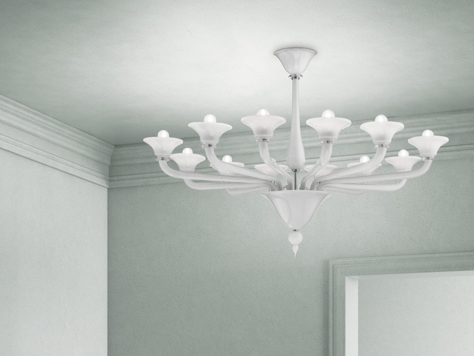 Glass chandelier | Corner by Sylcom