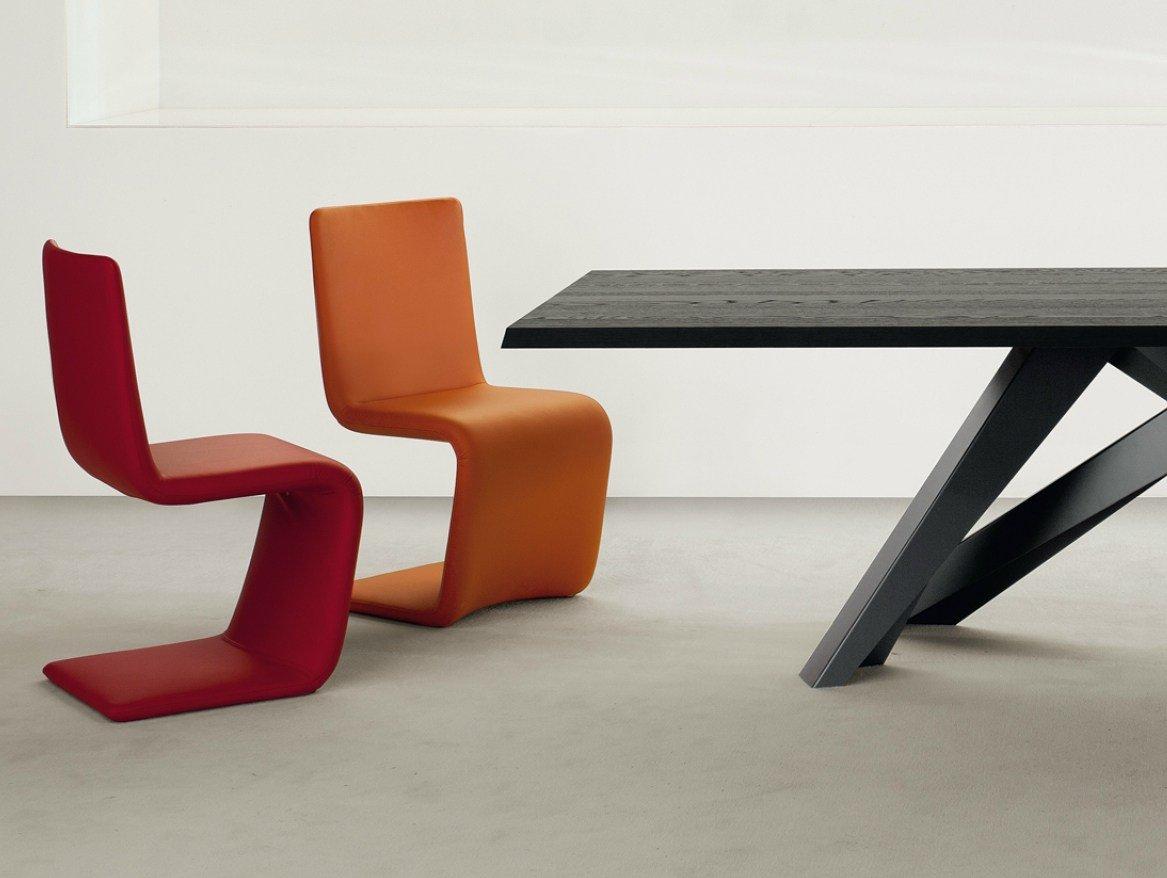 Cantilever upholstered chair | Venere by Bonaldo