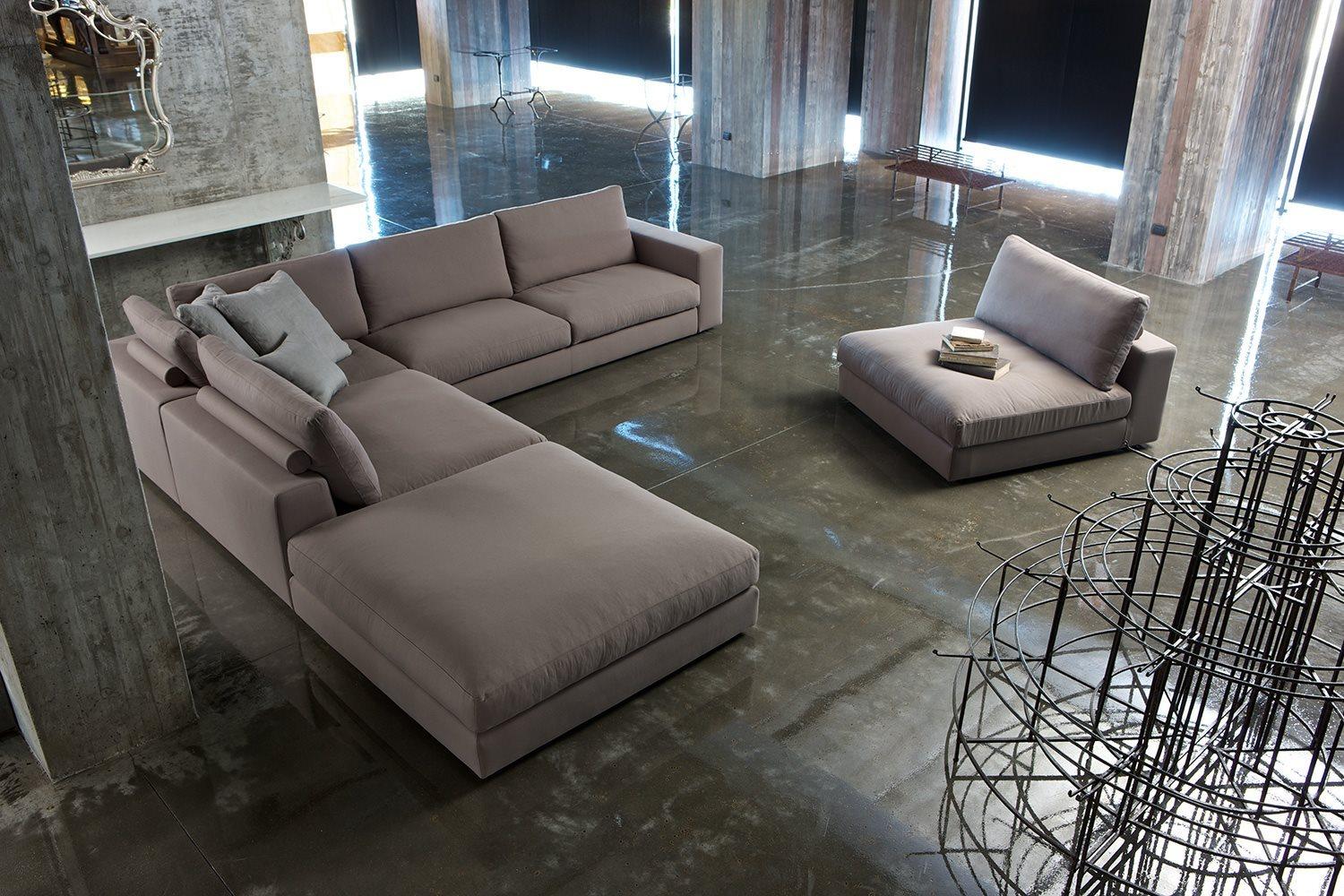 Corner fabric sofa | Summer by Alberta Salotti