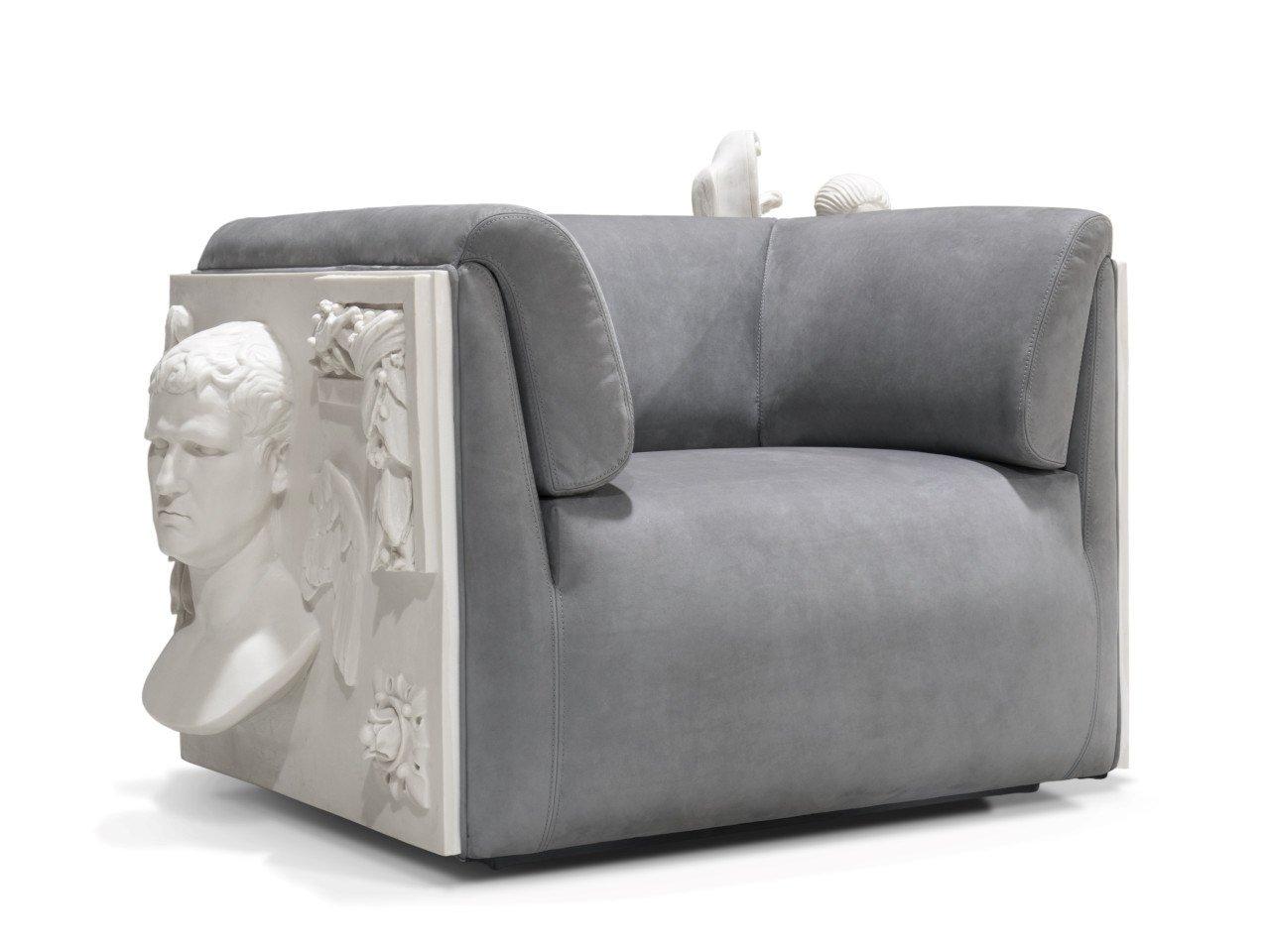 Fabric armchair with armrests | Versailles by Boca Do Lobo
