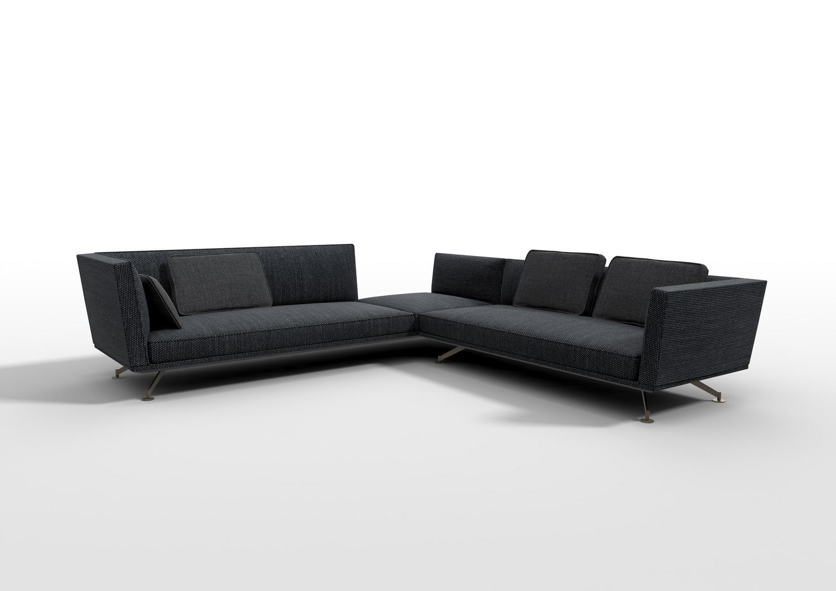 Corner fabric sofa | Neil by Lema