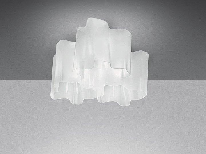 Halogen blown glass ceiling lamp | Logico 3x120° by Artemide