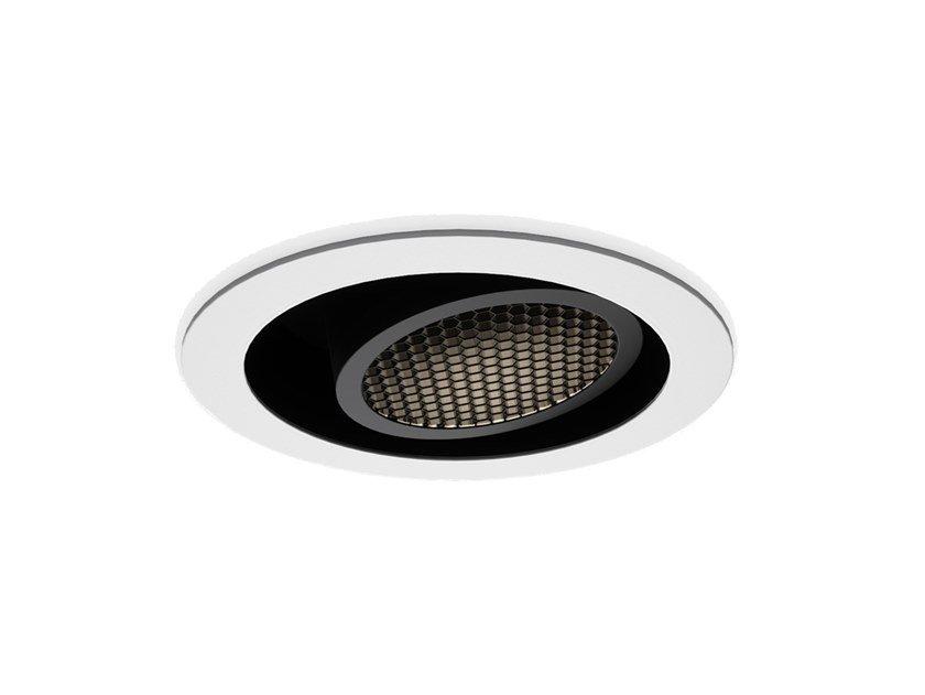 LED adjustable recessed aluminium spotlight | Biwa by Leds C4