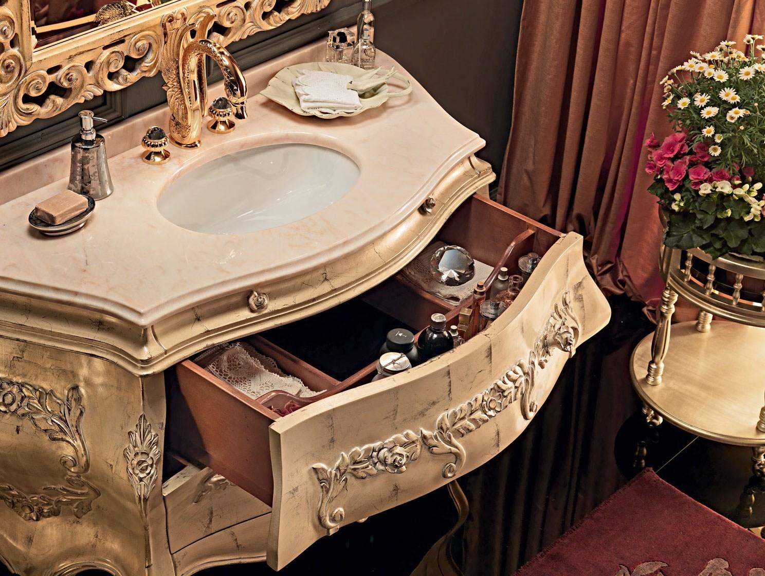 Single vanity unit with drawers | 11647 by Modenese Gastone