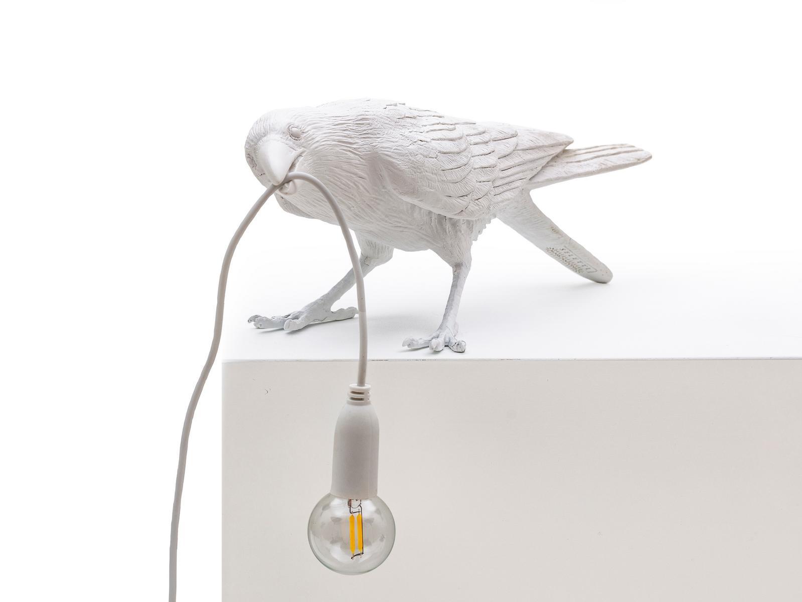 LED resin table lamp | Bird Lamp Playing by Seletti