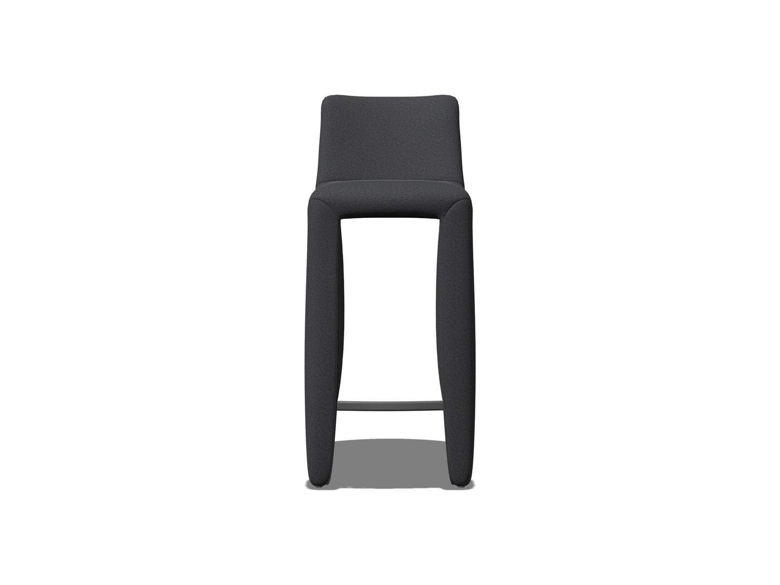 High upholstered stool | Monster Bar Stool Naked by Moooi