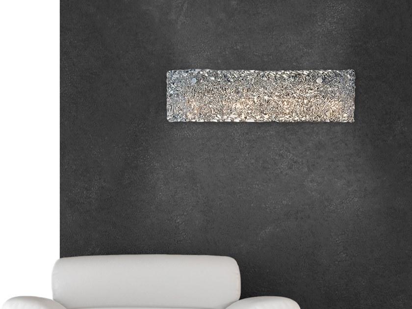 Direct-indirect light glass wall lamp | Nightlife W3 by Ilfari