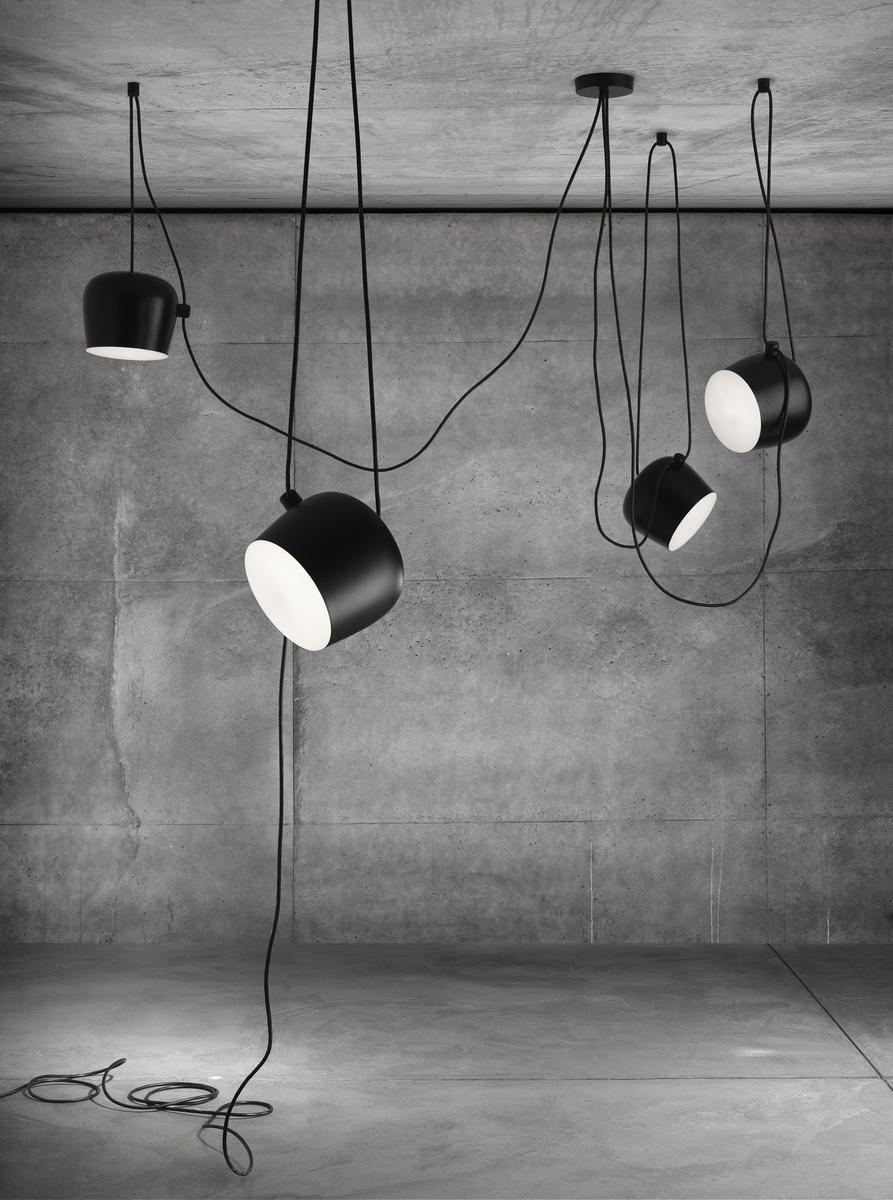 LED direct light pendant lamp | Aim Cable-plug by Flos