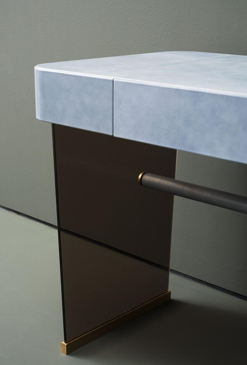 Rectangular writing desk with drawers | Hazel by Baxter