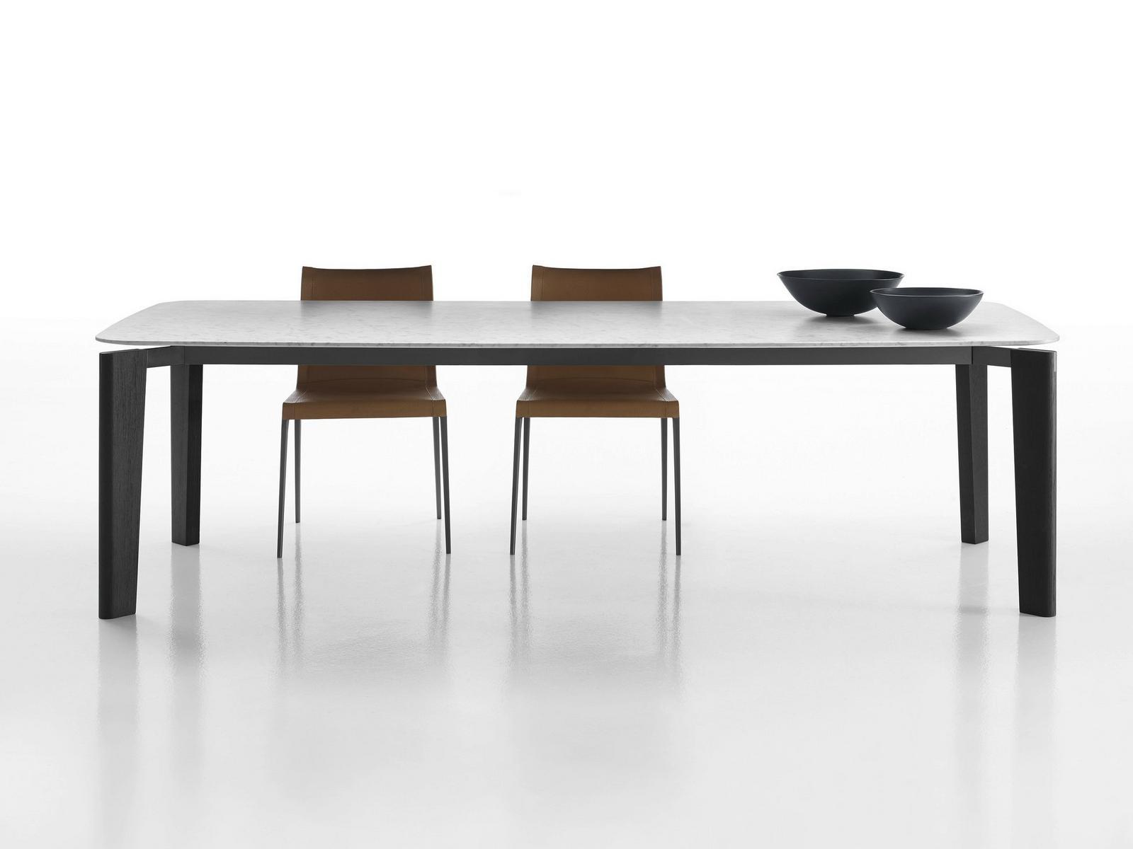 Rectangular marble table | Oskar by B&B Italia