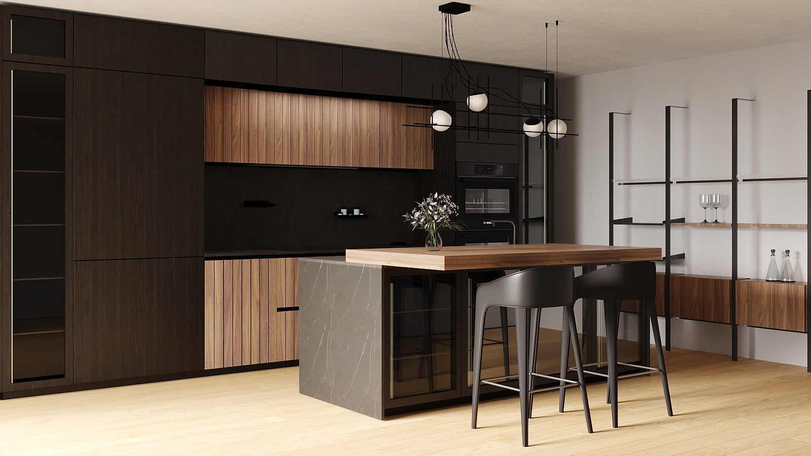 Kitchen without handles Lube Cucine Oltre