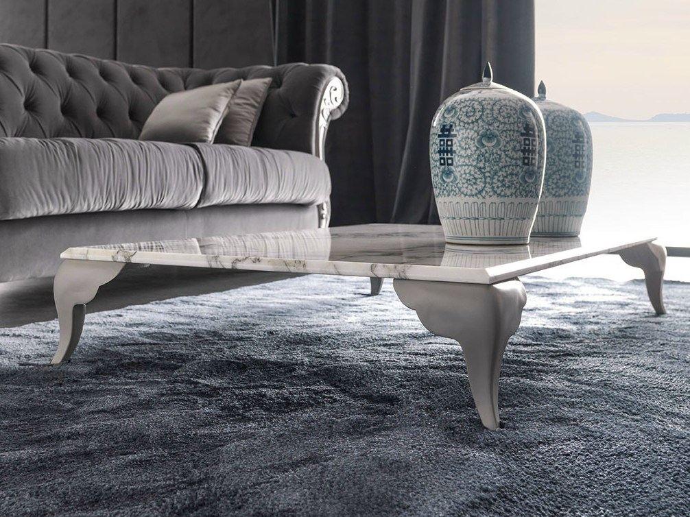 Marble coffee table for living room | Alice by Corte Zari