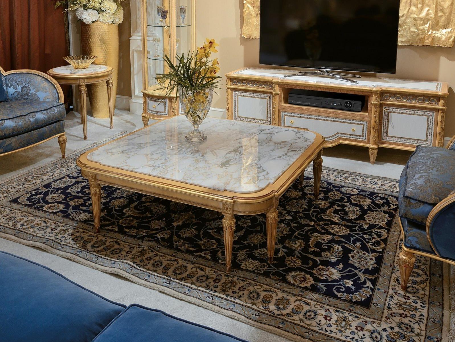 Square wooden coffee table | 4970 by Ezio Bellotti