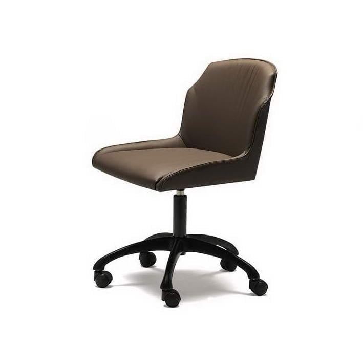 Leather chair | Tyler Wheels by Cattelan Italia