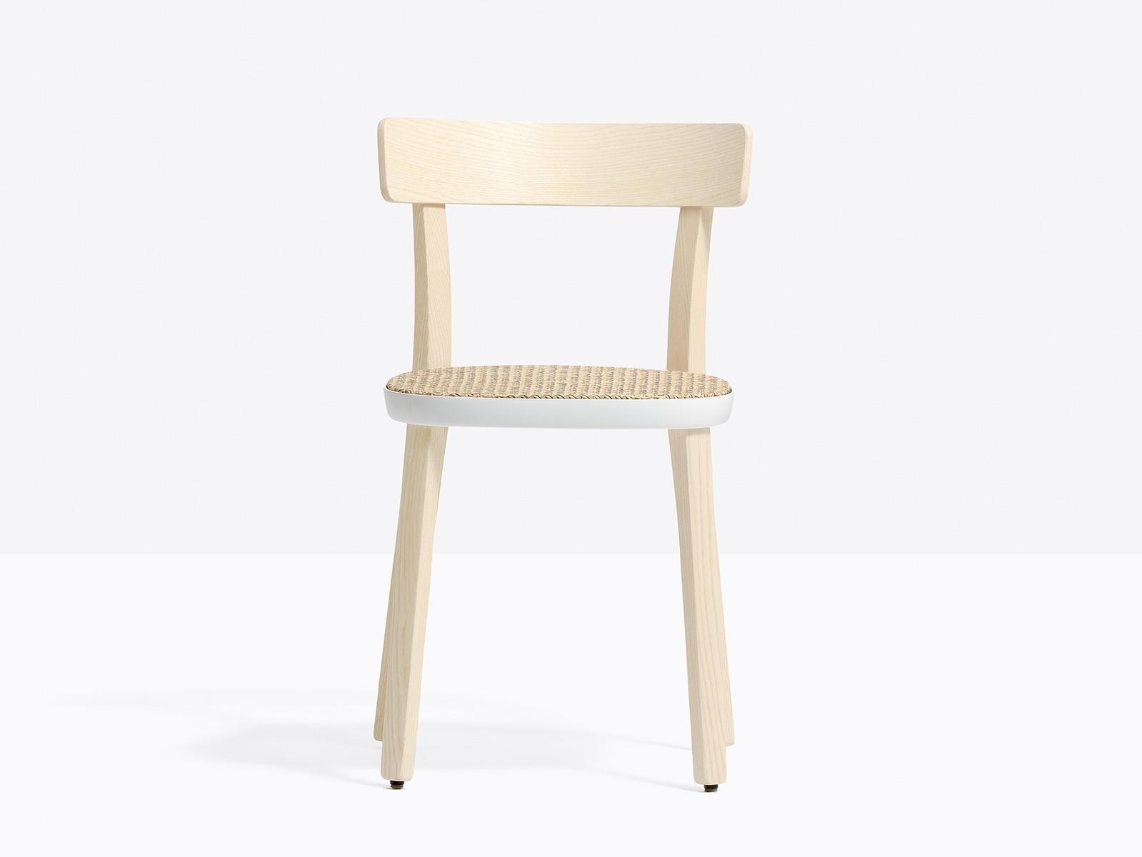 Ash chair with cane seat | Folk 2920 by Pedrali