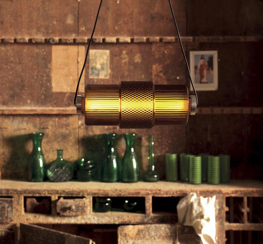 Direct light glass pendant lamp | Dies Nox by Karman