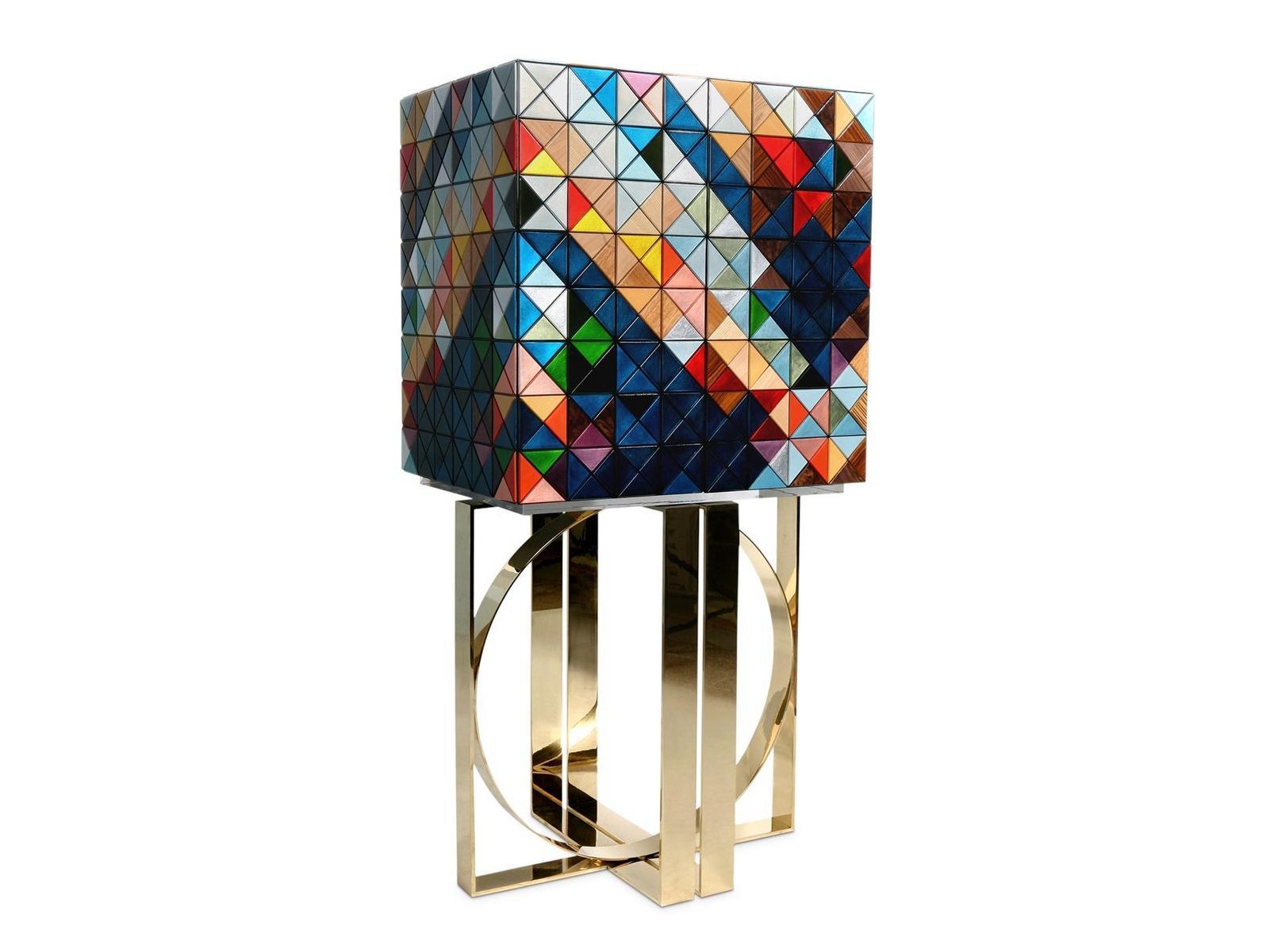 Wooden highboard with doors | Pixel by Boca Do Lobo