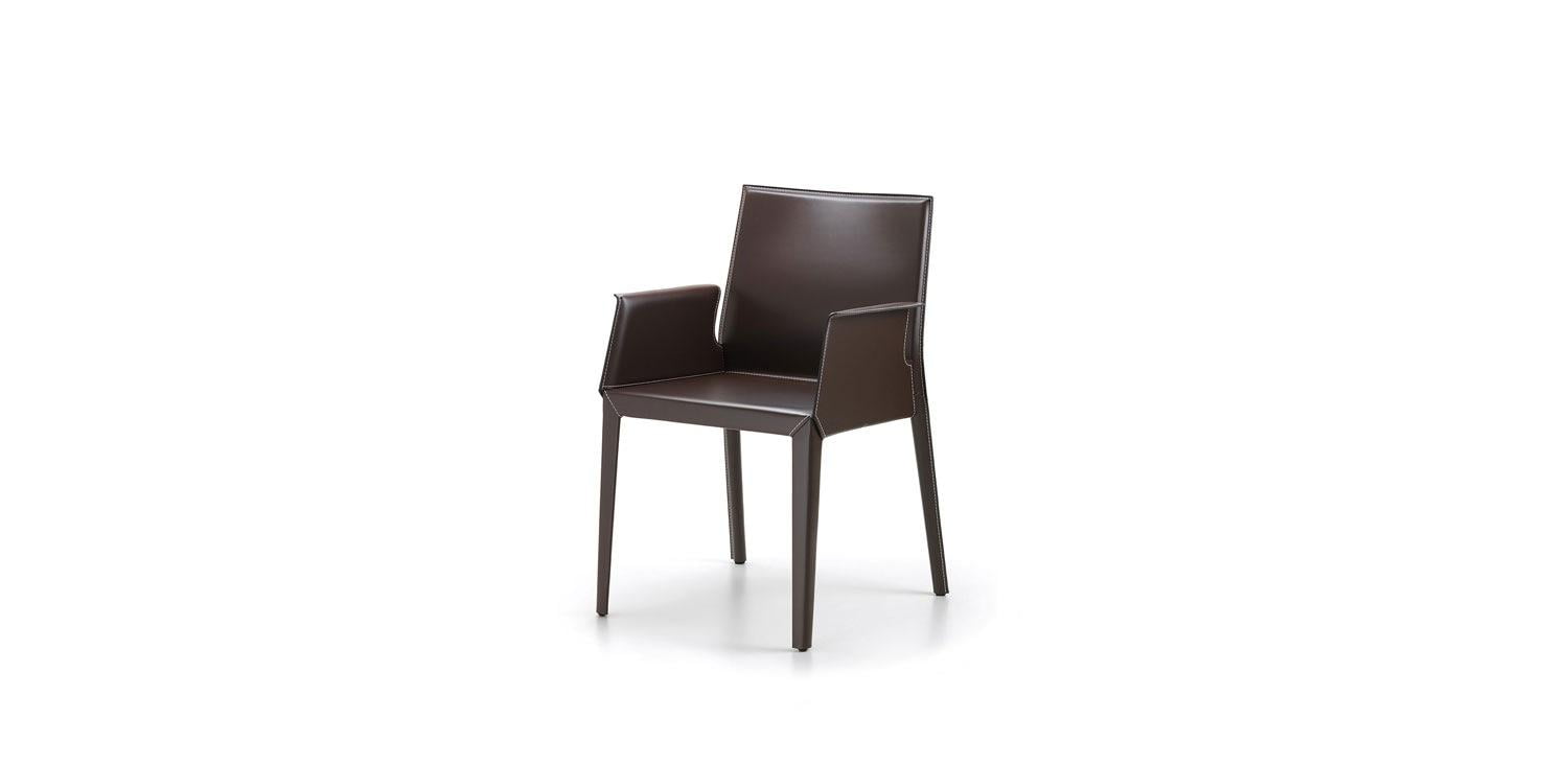 Leather chair | Margot by Cattelan Italia
