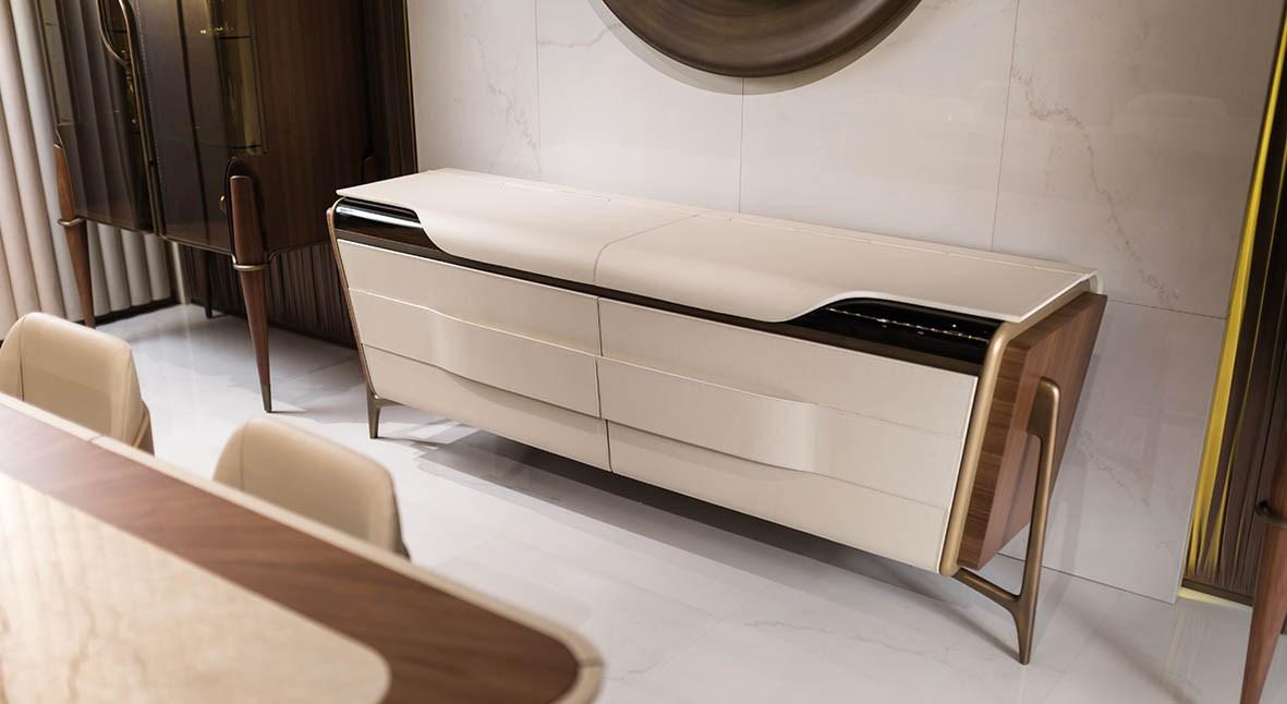 Sideboard with doors | Melting Light by Turri