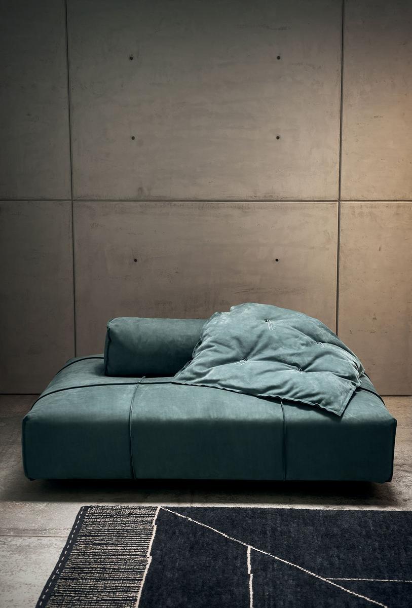 Sectional modular leather sofa | Panama Bold by Baxter