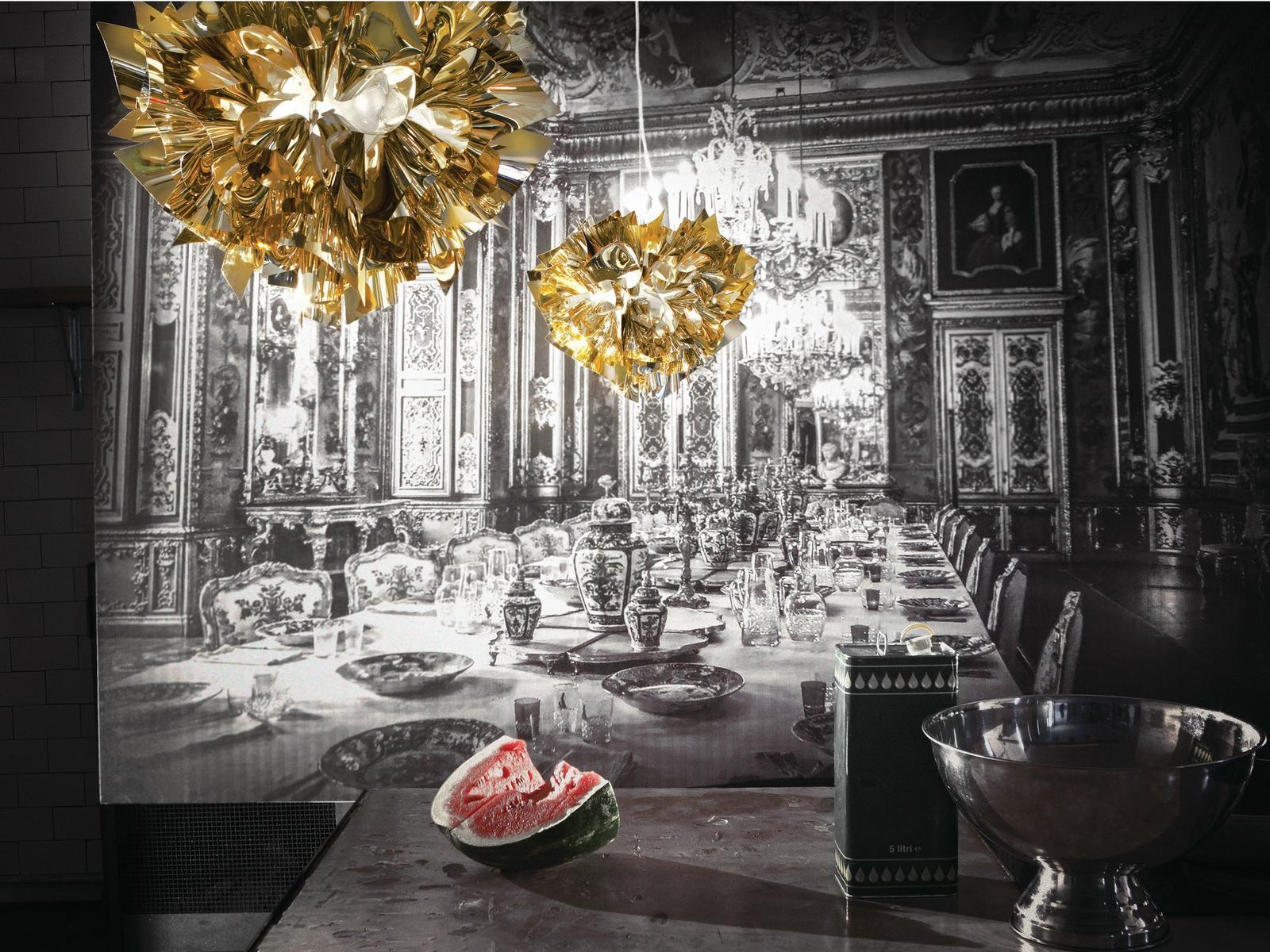 Goldflex® pendant lamp | Veli Large Gold by Slamp