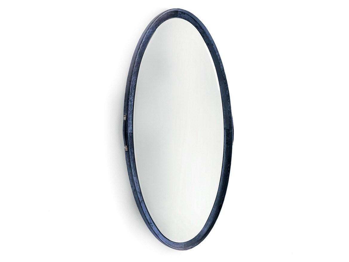 Oval veneer mirror | Scarlett by Longhi