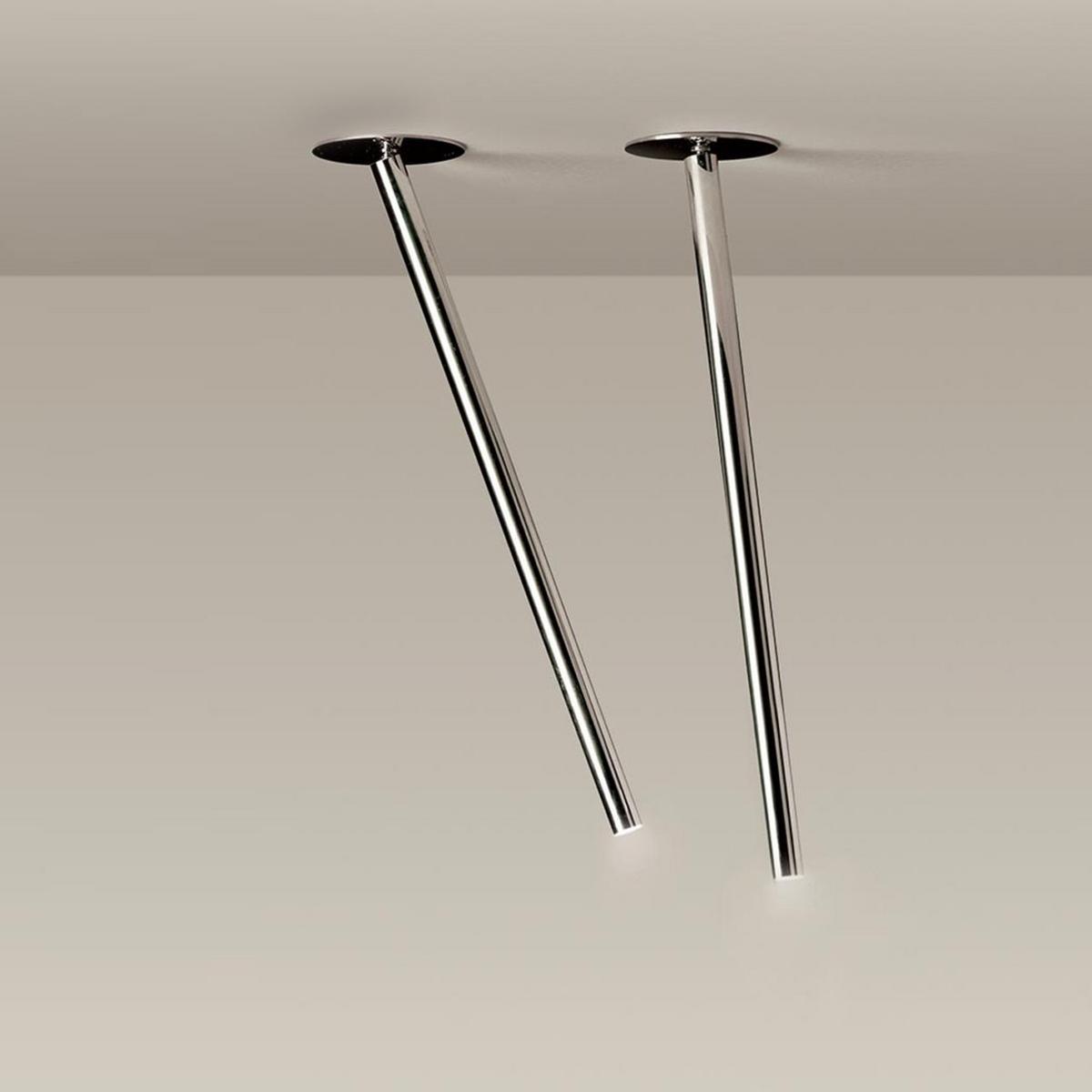 Adjustable metal ceiling lamp | Canna Nuda Metallo by Nemo