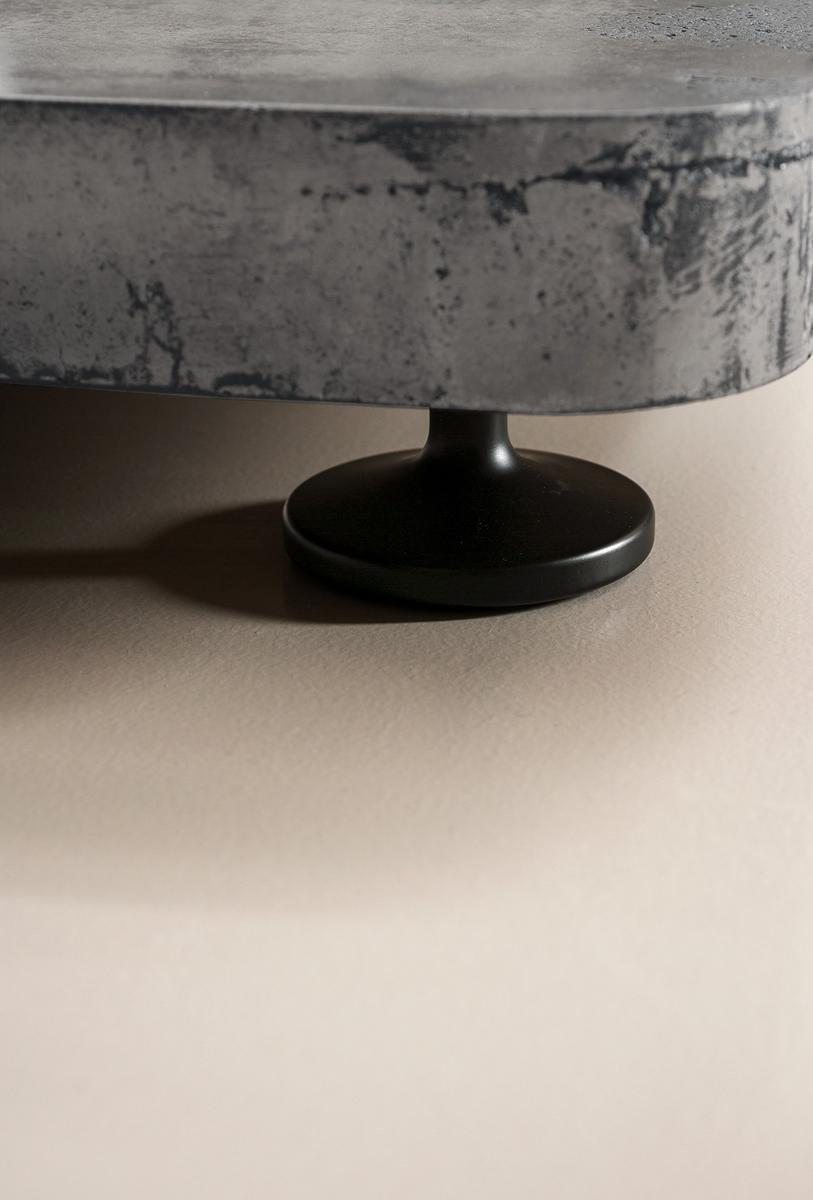 Low cement coffee table for living room |  by Baxter