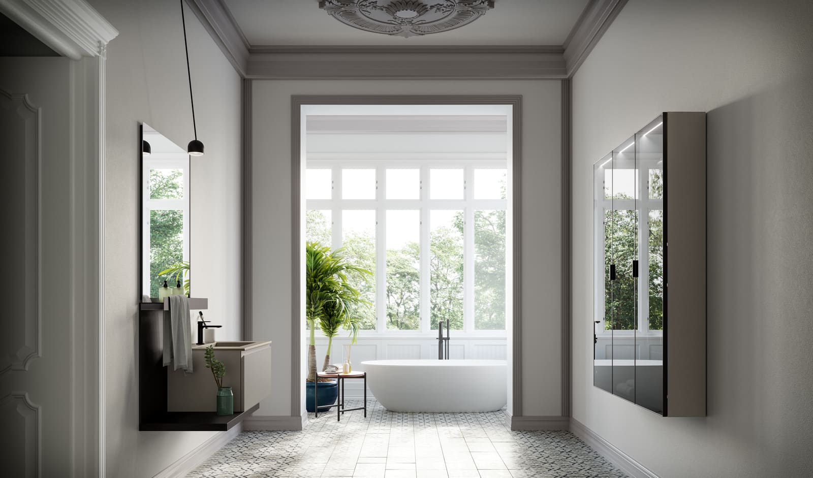 Melamine bathroom | Lapis by Birex