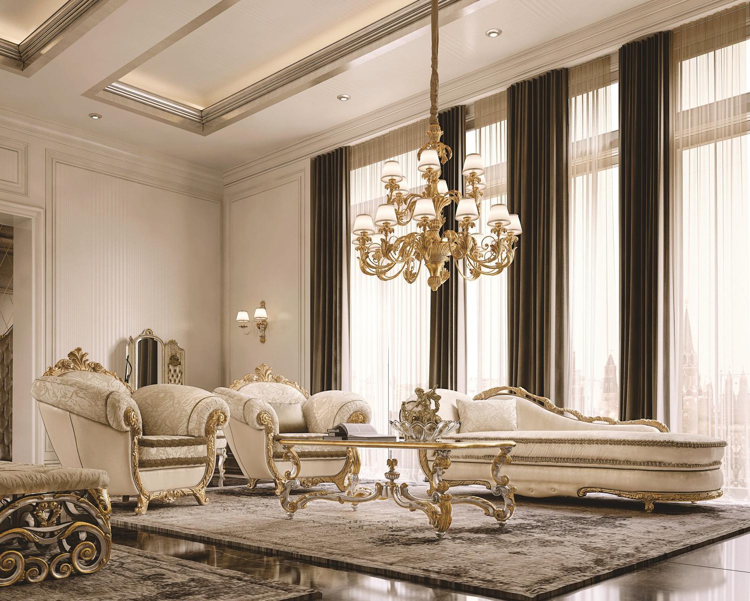 Upholstered fabric day bed | Opera by Andrea Fanfani