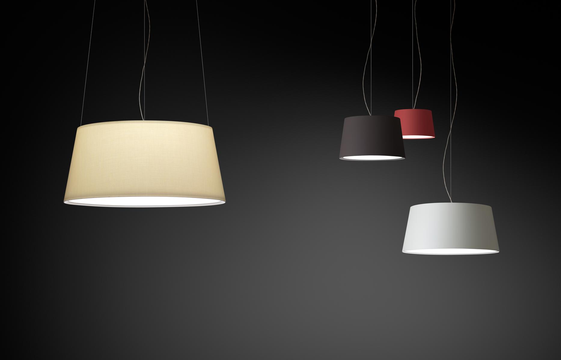 Fiberglass pendant lamp | Warm 4925-4935 by Vibia