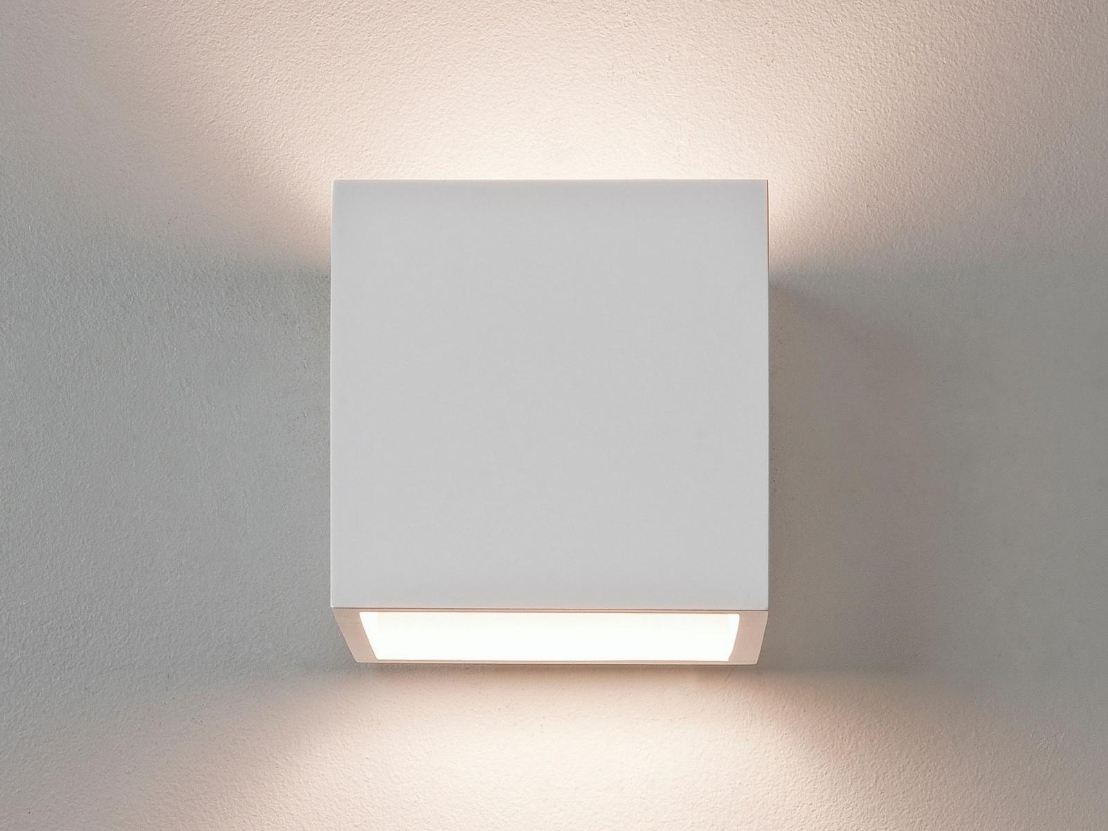 Plaster wall light with dimmer | Pienza by Astro lighting