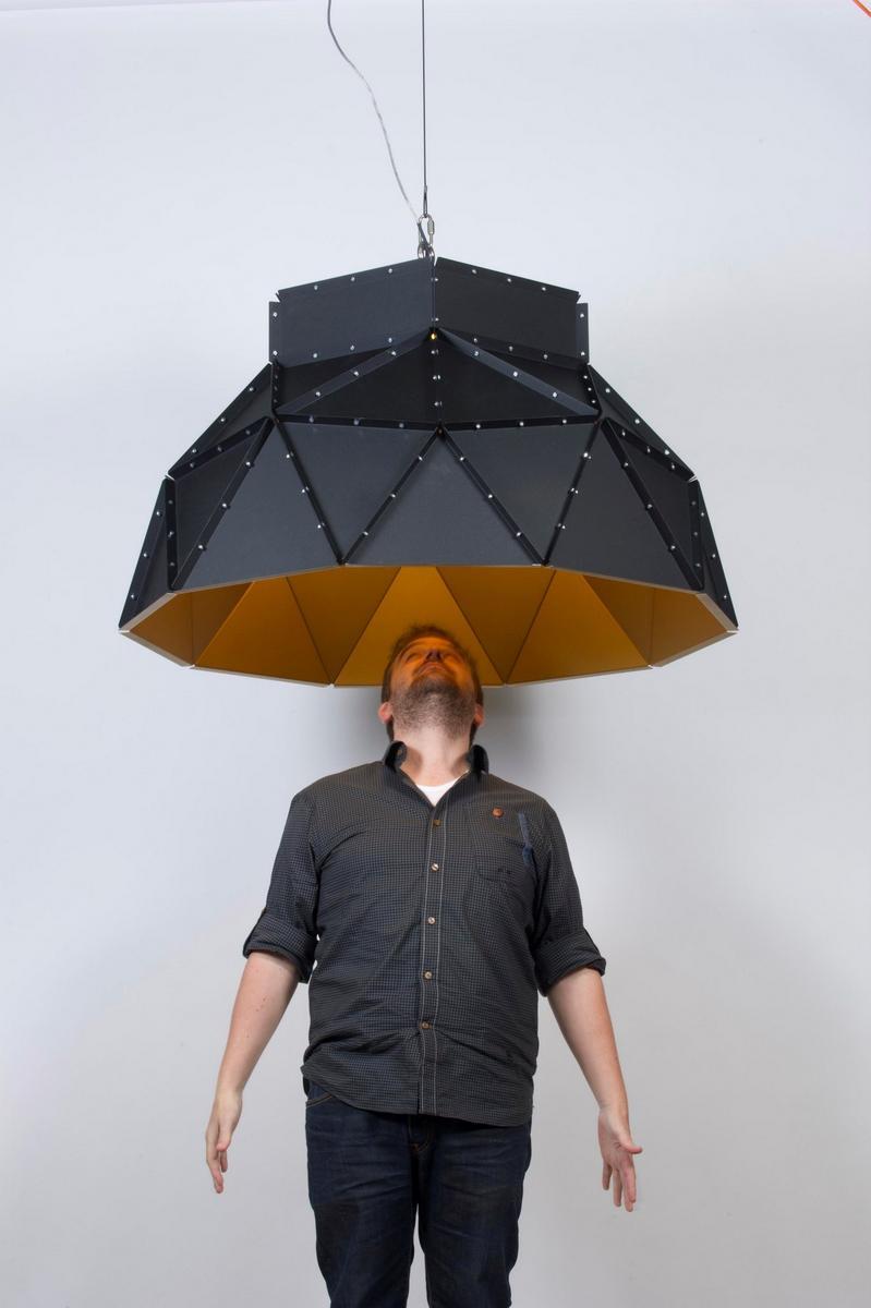 Stainless steel pendant lamp | Apollo by Dark