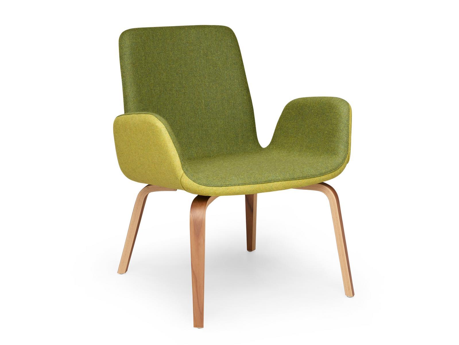 Fabric armchair with armrests | Light Ap L Ts by Midj