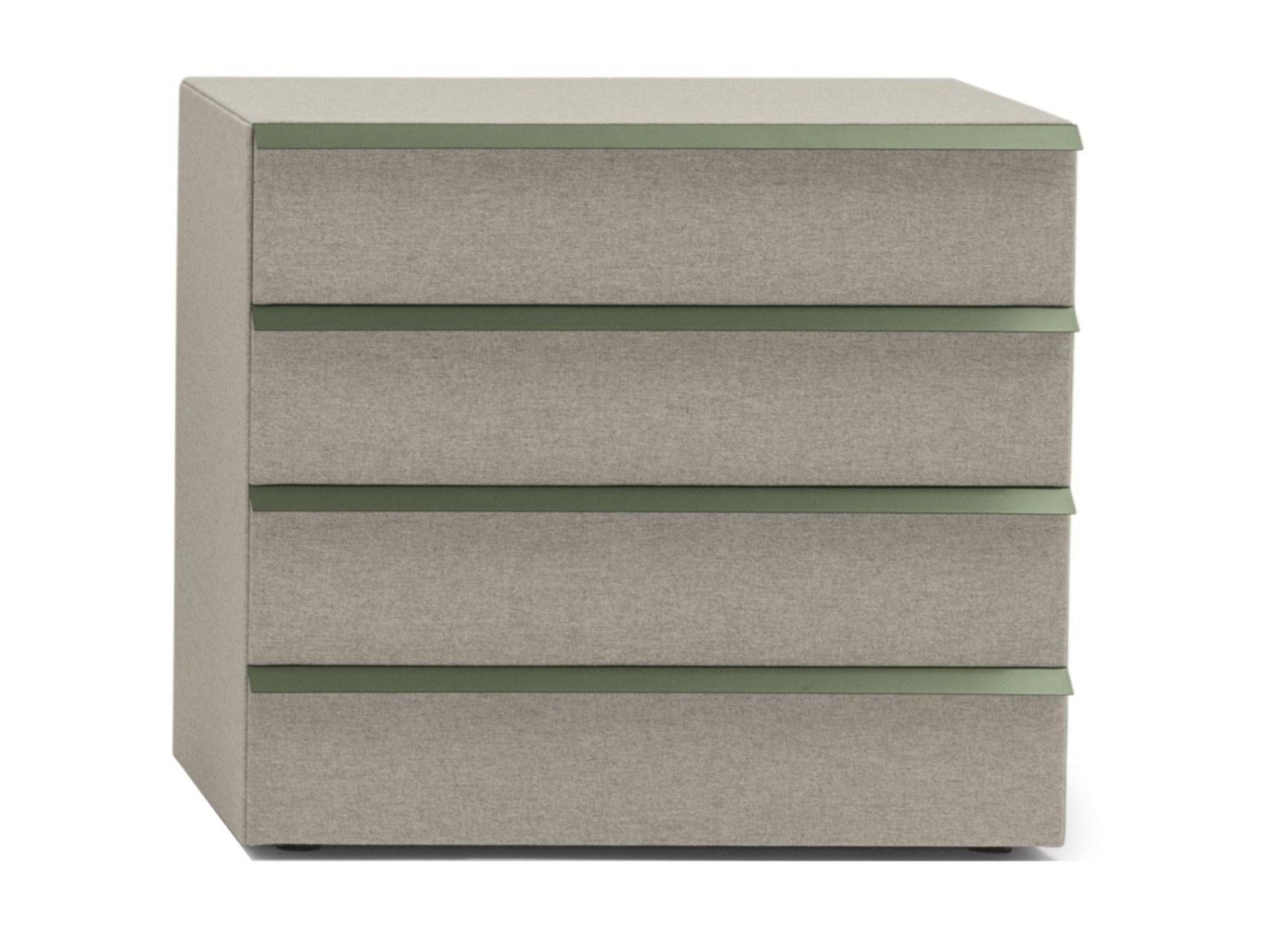 Wooden and fabric storage system | Oikos by Bolzan letti