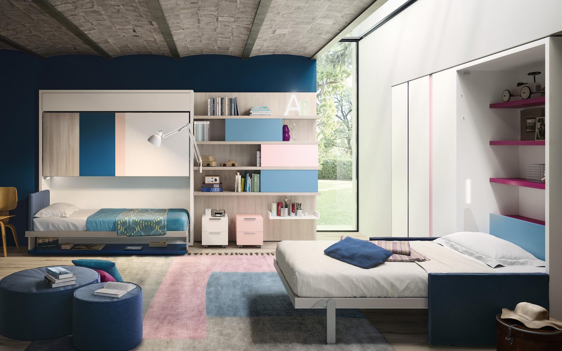 Convertible 2 seater sofa | Altea Book 120 Sofa by CLEI